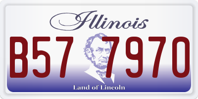 IL license plate B577970