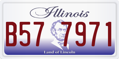 IL license plate B577971