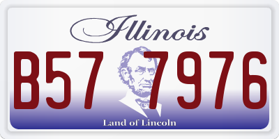 IL license plate B577976