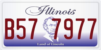 IL license plate B577977