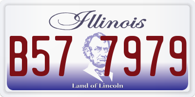 IL license plate B577979