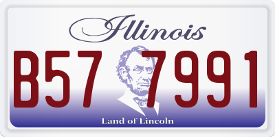 IL license plate B577991