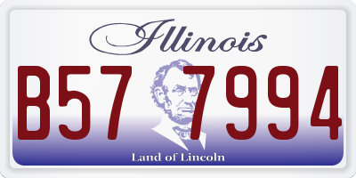 IL license plate B577994