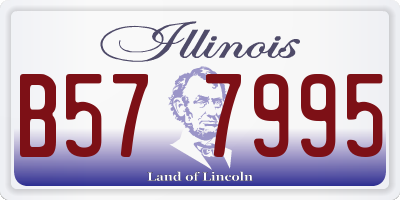 IL license plate B577995