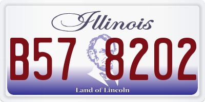 IL license plate B578202