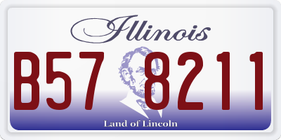 IL license plate B578211