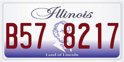 IL license plate B578217