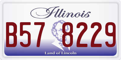 IL license plate B578229