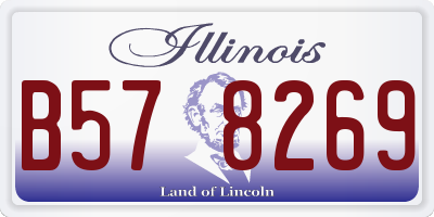 IL license plate B578269