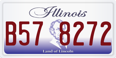 IL license plate B578272
