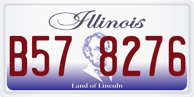 IL license plate B578276
