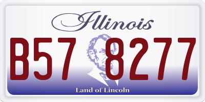 IL license plate B578277