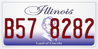 IL license plate B578282