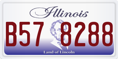 IL license plate B578288
