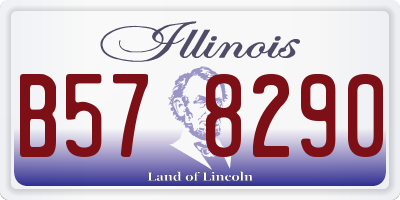 IL license plate B578290