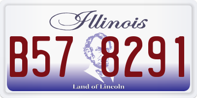 IL license plate B578291