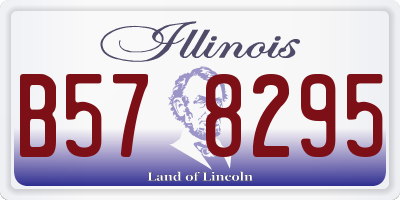 IL license plate B578295