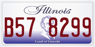 IL license plate B578299