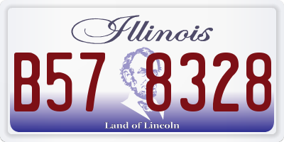 IL license plate B578328