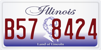IL license plate B578424
