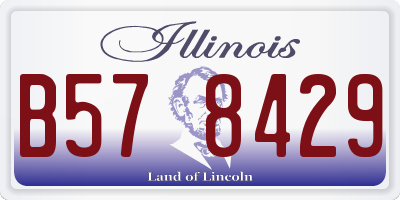 IL license plate B578429