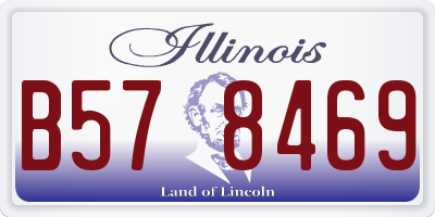 IL license plate B578469