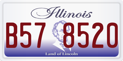 IL license plate B578520