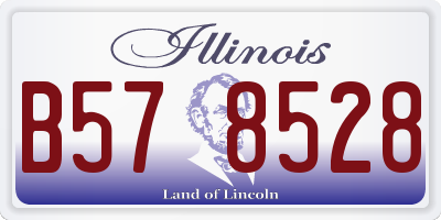 IL license plate B578528