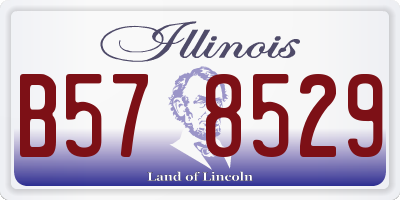 IL license plate B578529