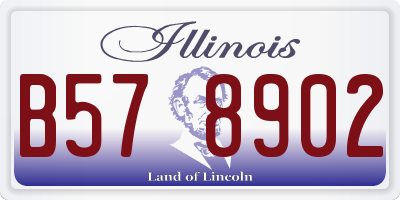 IL license plate B578902