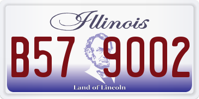 IL license plate B579002