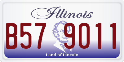 IL license plate B579011