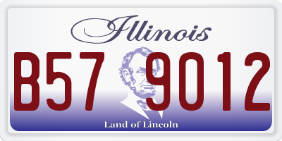 IL license plate B579012