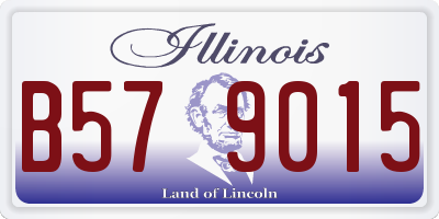 IL license plate B579015