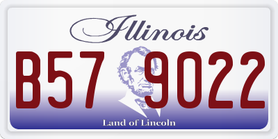 IL license plate B579022