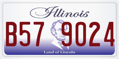 IL license plate B579024