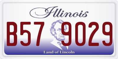 IL license plate B579029