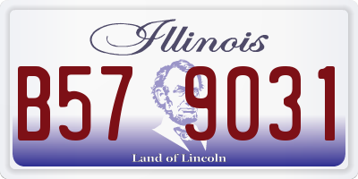 IL license plate B579031