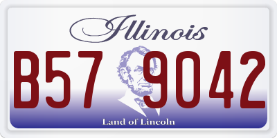 IL license plate B579042