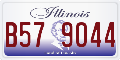 IL license plate B579044