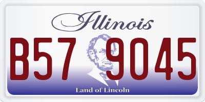 IL license plate B579045