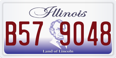 IL license plate B579048