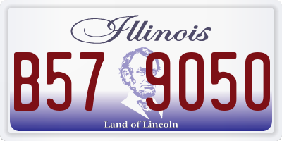 IL license plate B579050