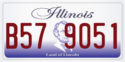 IL license plate B579051