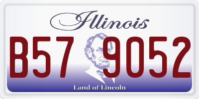 IL license plate B579052