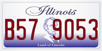 IL license plate B579053