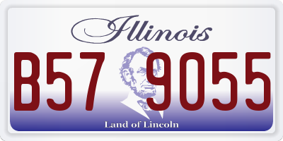 IL license plate B579055