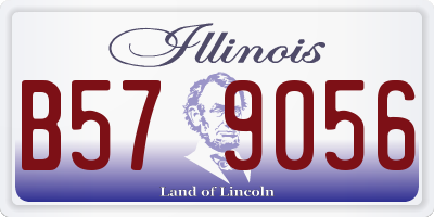 IL license plate B579056