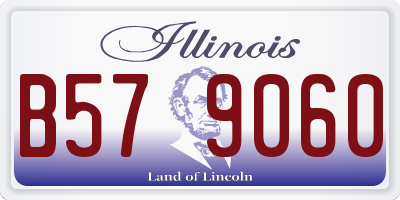 IL license plate B579060