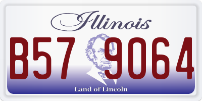 IL license plate B579064